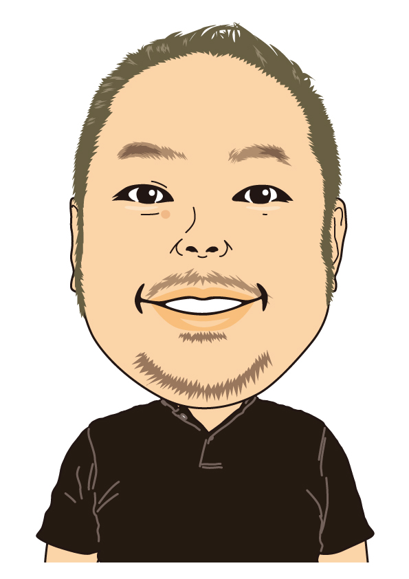 松野代表 似顔絵